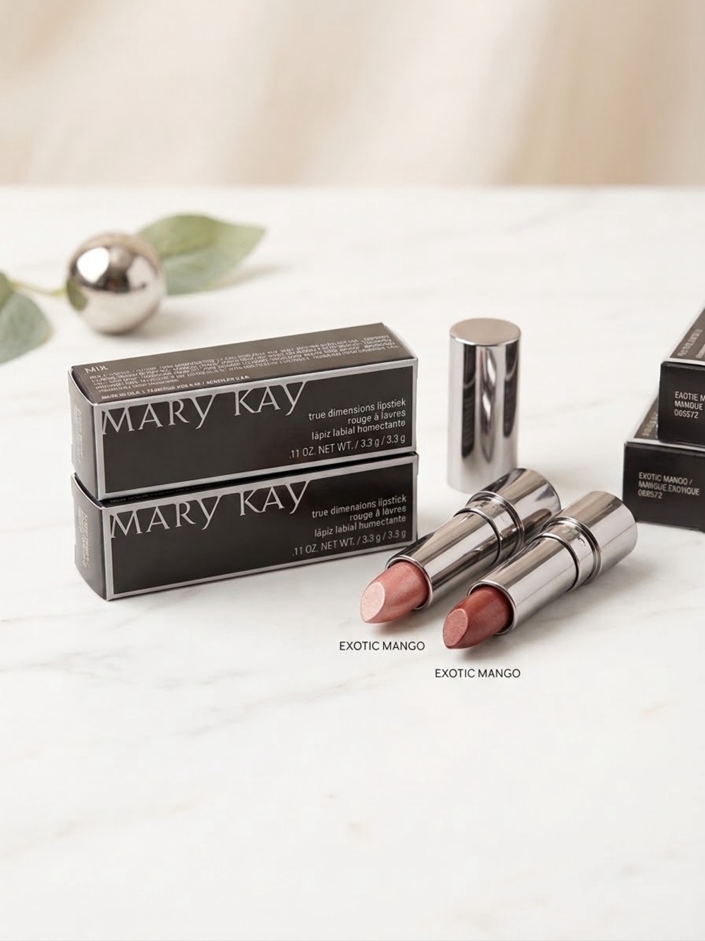 NEW Bundle of 2 Mary Kay True
Dimensions Lipstick - Exotic Mango (Discontinued)